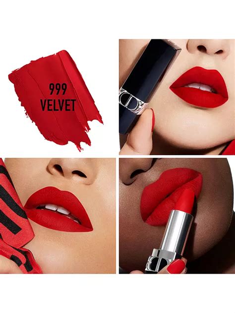 dior rouge velvet 999